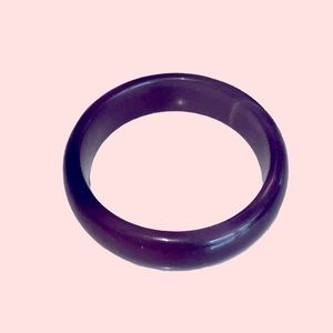 Purple jade bangle